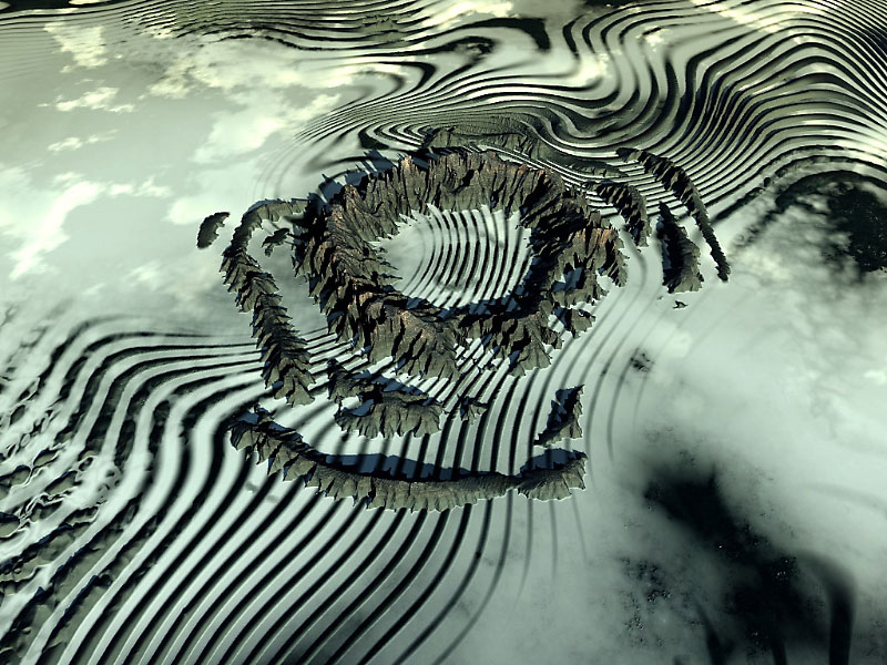 Planet Giger III - The Beta Cerrent Crater